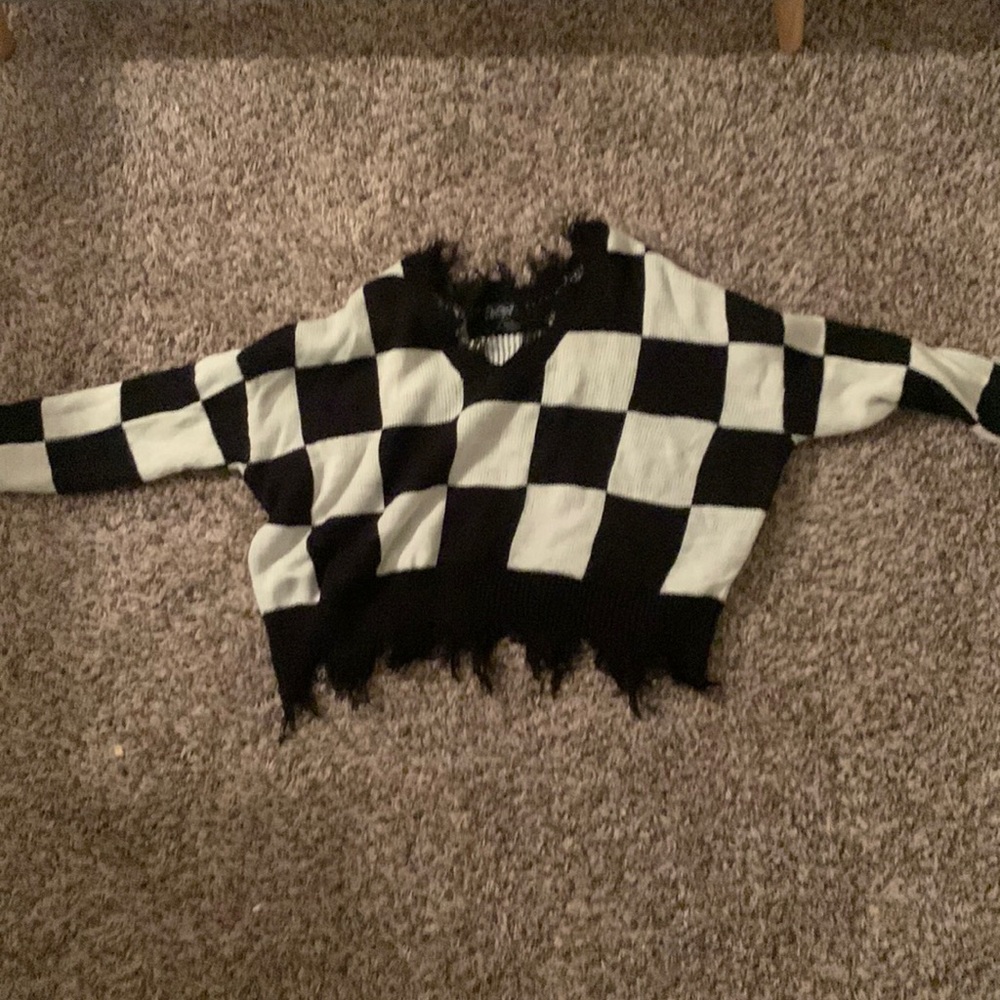 Just Polly (NEW YORK) forever 21, size medium, black and white checkered